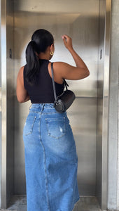 Sweetheart Denim Skirt