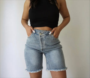 On Trend Denim Shorts