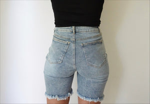 On Trend Denim Shorts